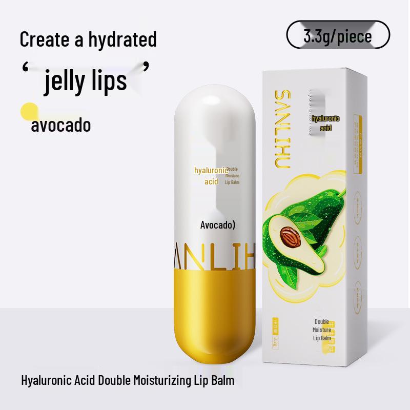 Hyaluronic Acid Lip Balm: Moisturizes, Hydrates, Reduces Lip Lines, and Prevents Cracking - Ideal for Autumn and Winter Lip Care.