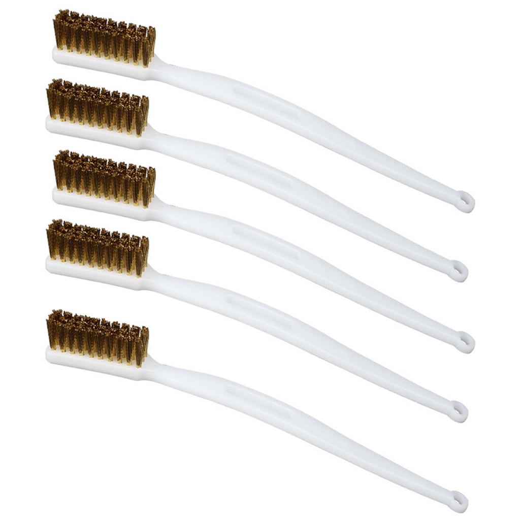 170*8.5*20mm Brass Wire Brush 5PCS Brass Brush Cleaning