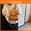 Trendy Cross-border Style Deer Suede Single Shoulder Bag For Commuting And School