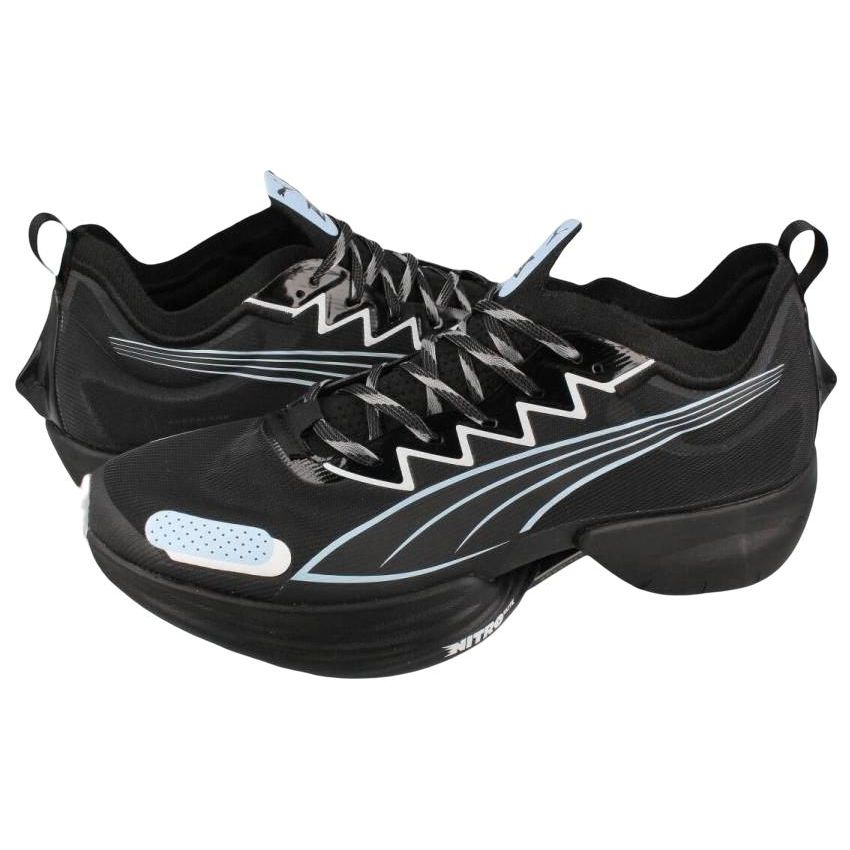 Puma Fast-R Anrealage Fabric Sports Casual Low-Top Lifestyle Shoes Unisex Sneaker Black White 387685-02