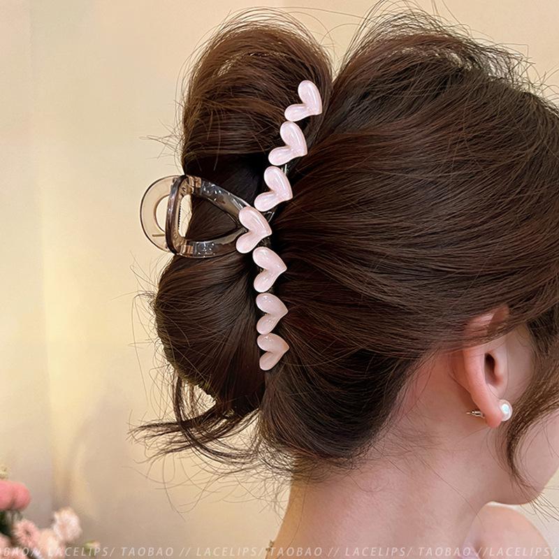 2025 Elegant Large Hair Clip for Women - Chic Shark Design for Thick Hair