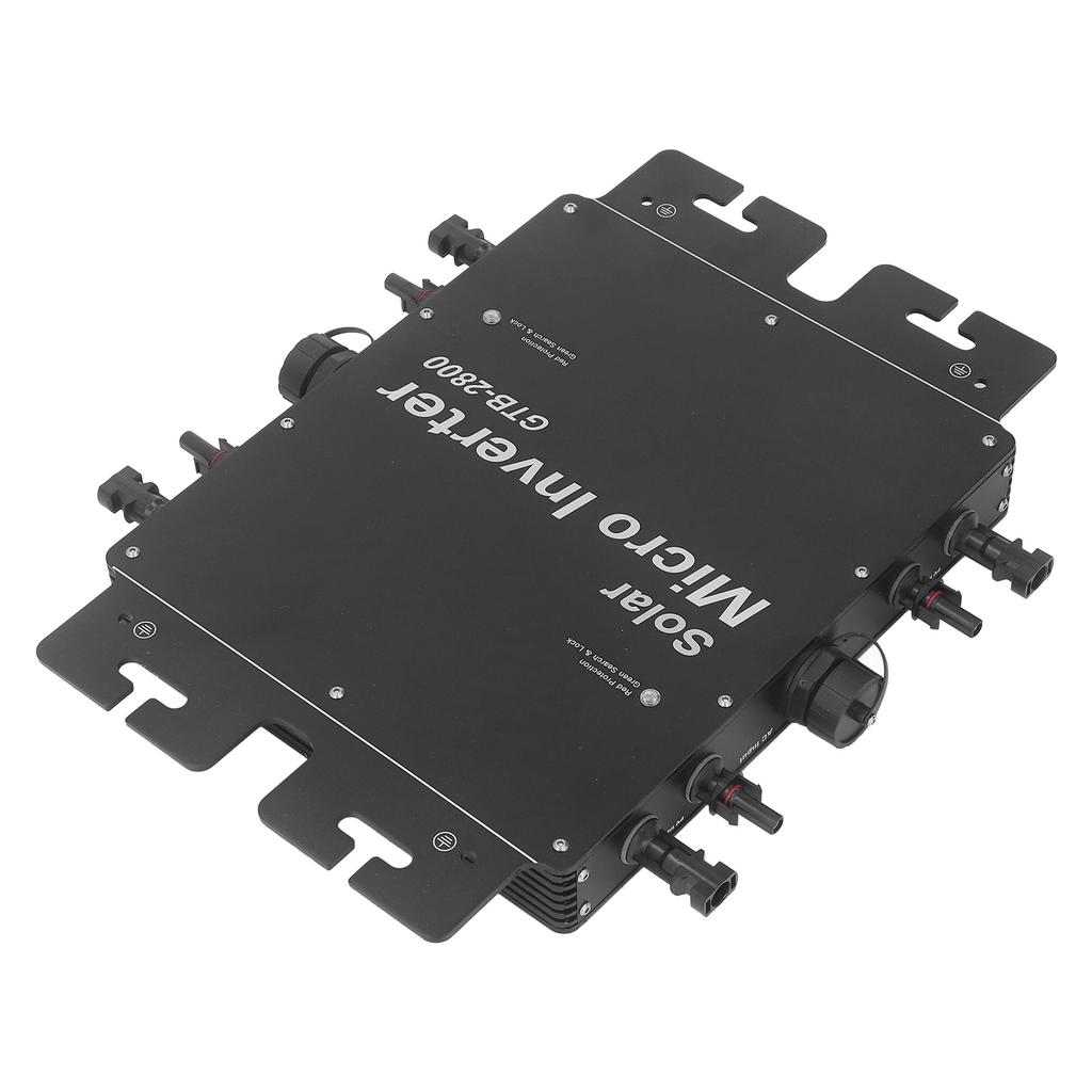 2800W Solar Grid Tie Inverter MPPT Power Micro Inverter with WiFi Control IP65 Waterproof