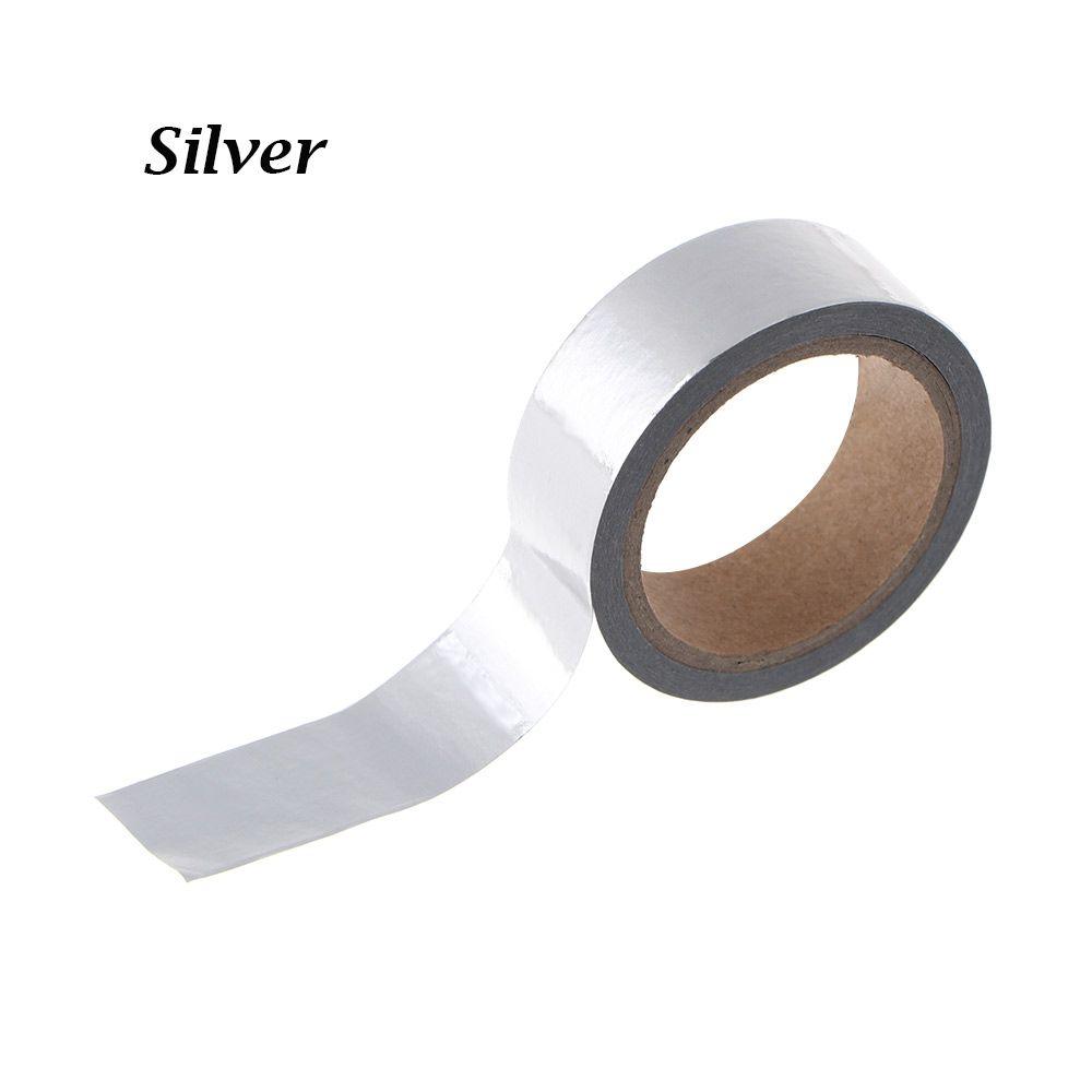 Photo Album Decor Sticker Solid Color Stationery Decor Tape Scrapbooking Sticky Paper Hot Stamping