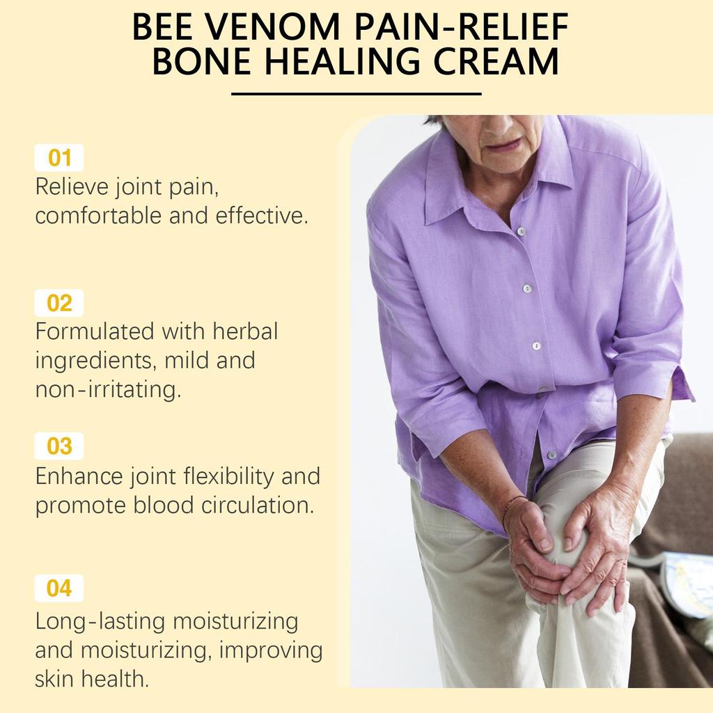 Bee Venom Pain Cream Bone Ache Relief Plaster Therapy Arthritis Inflammation Repair Synovitis Shoulder Muscle Soreness Ointment