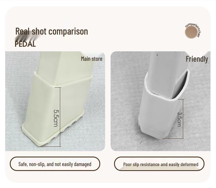 Multi-Functional Folding Indoor A-Frame Step Ladder with Handrail, Thickened Step Stool, Telescopic Design