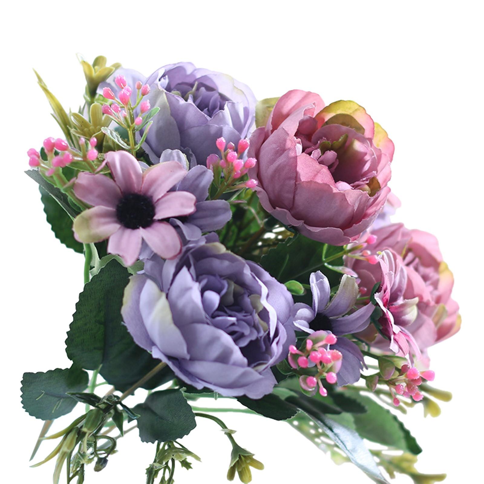 

30 см высококачественные цветы пиона шелковый искусственный букет Babybreaths аксессуары DIY маленькие искусственные цветы ромашки свадебный домашний декор One Size