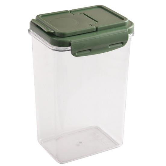 850 ml/1380 ml transparenter Lebensmittelvorratsbehälter, versiegelt, PP, vielseitiger luftdichter Lebensmittelbehälter für Getreide, Küchenbedarf