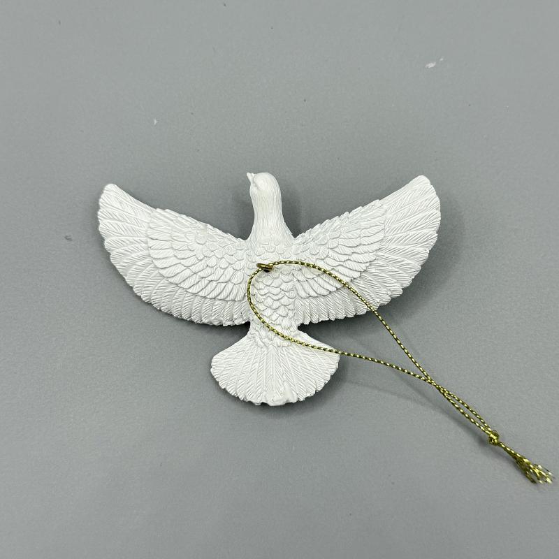 1Pc Friendship Doves Resin Christmas Ornament Doves Christmas Tree Ornament Best Gift