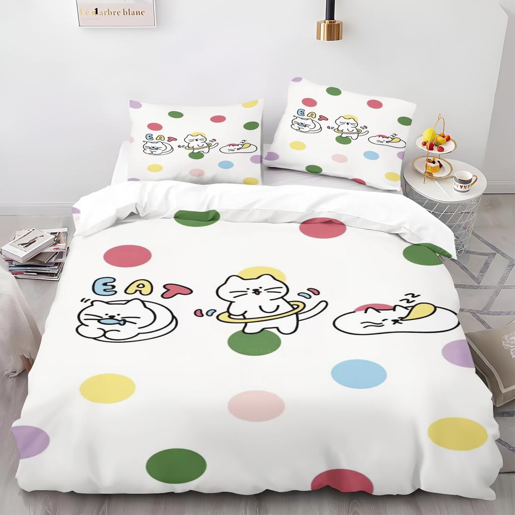 Comforter Cute Animal Cartoon With For Children Room 100% Polyester Bedding Breathable Duvet Custom Made Set Home