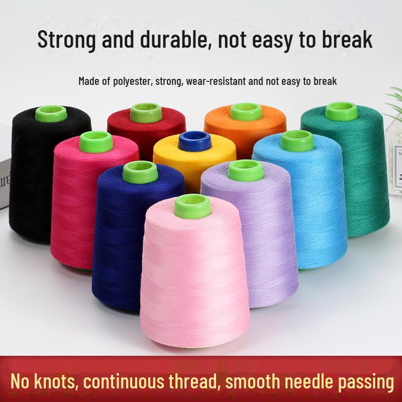 Pagoda High-Speed 8000-Yard Polyester Flat Sewing Thread for Clothing Edges