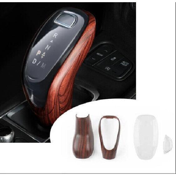 For Cadillac XT6 2020-2022 Red Wood Grain Console Gear Shift Knob Cover Trim new