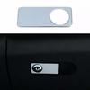 Co-Pilot Storage Box Handle Panel Trim Silver Aluminum 2009-15 For Benz E-Class