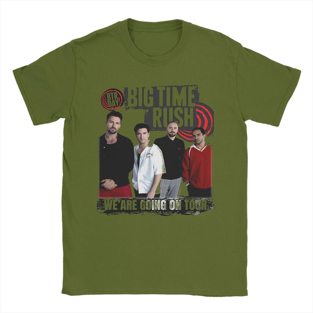 Mens Womens Big Time Rush 2025 Shirt 100% Cotton New Arrival T-Shirt  Top Clothing