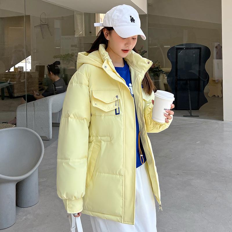 

зима грубая женщина XXL светло-желтого