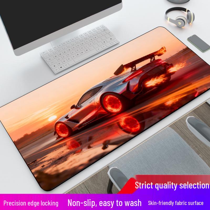 Creative Extra Large Non-Slip Car Graphic Mouse Pad - Customizable Desk Mat
