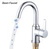 Brass Kitchen Faucet With Dual Outlet Pull-Out Spray Head Rotating Swivel Spout Hot Cold Mixer Tap Sink