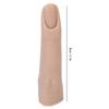 Silicone Practice Silicone Nail Training Flexible Joint Nail Finger Models for DIY Bendable Fake Training Fingers for Nail Art Skin Fingers, 5pcs,