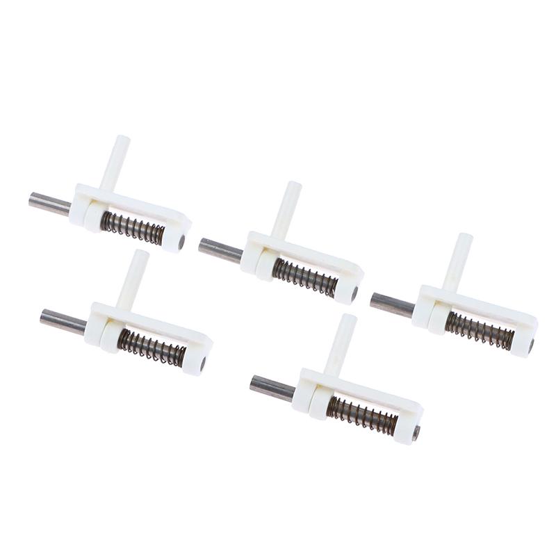 

5 шт. Замок для навісу для саморобного радіоуправляючого літака, двері люка в кабіні, фіксований замок, кришка люка білий