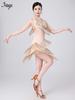 V-Neck Fringe Latin Dance Dress: Sexy Party, Prom, and Performance Costume