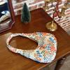 Women's Shoulder Bags Embroidered Flowers Handmade Fashionable Trendy Canvas Cross Bags Large Capacity Shopping Shoulder Bags