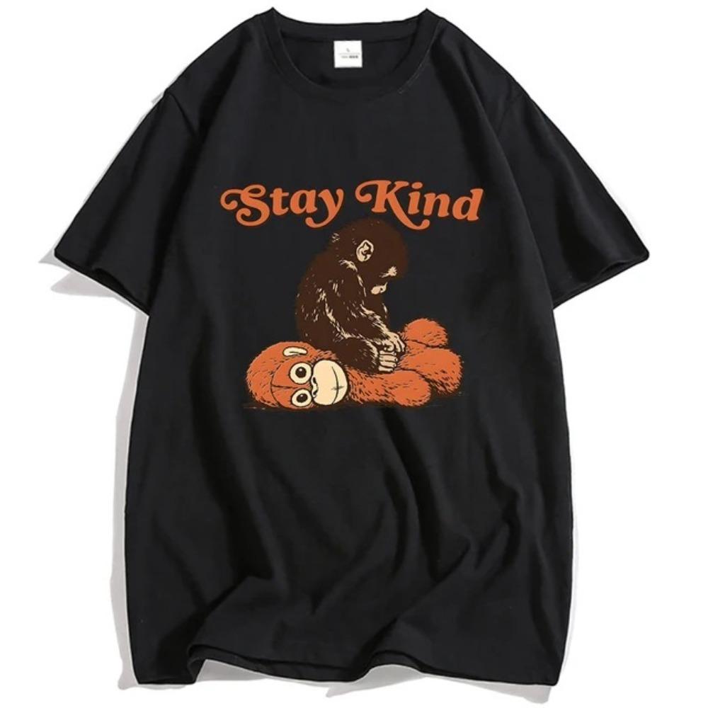 

Summer New Couple Oversize Short Sleeve Tshirt Korean Style INS Street Loose Top for Unisex and Women Women Clothes S
