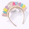 Cartoon Birthday Headband Creative Children's Headband Birthday Headwear  Party Supplies