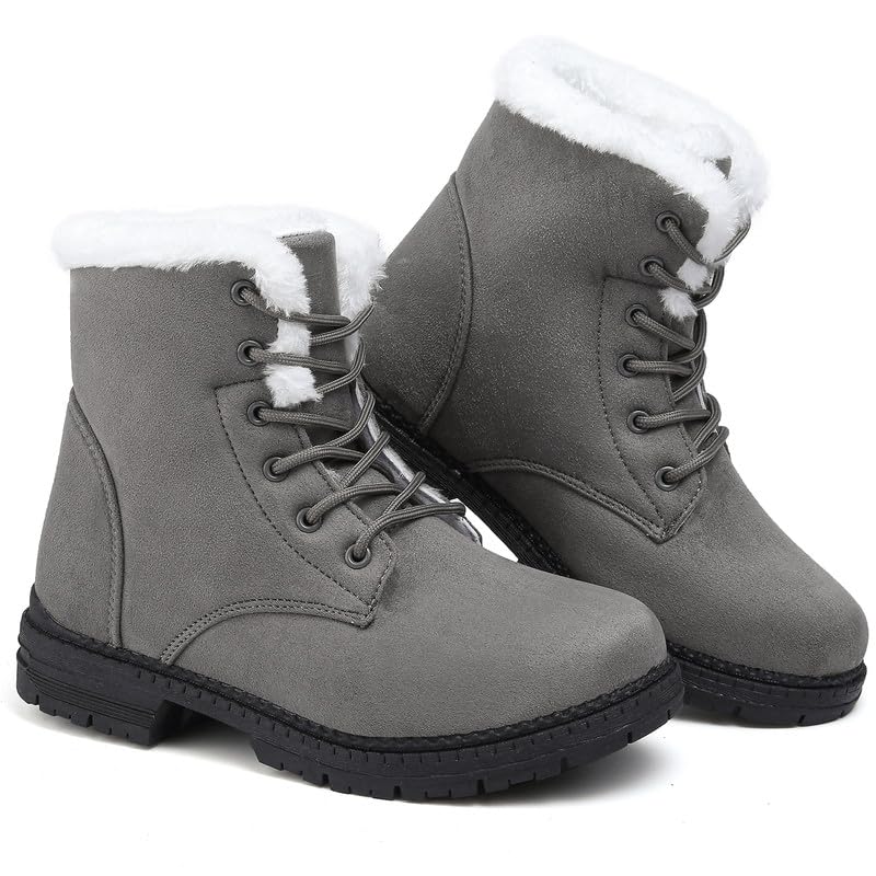 Hanani Snow Cold Weather Winter Snow Cotton Snow Short Trekking Hiking Comfortable for and School Women's Boots, Boots, Shoes, Shoes, Non-Slip, Warm,