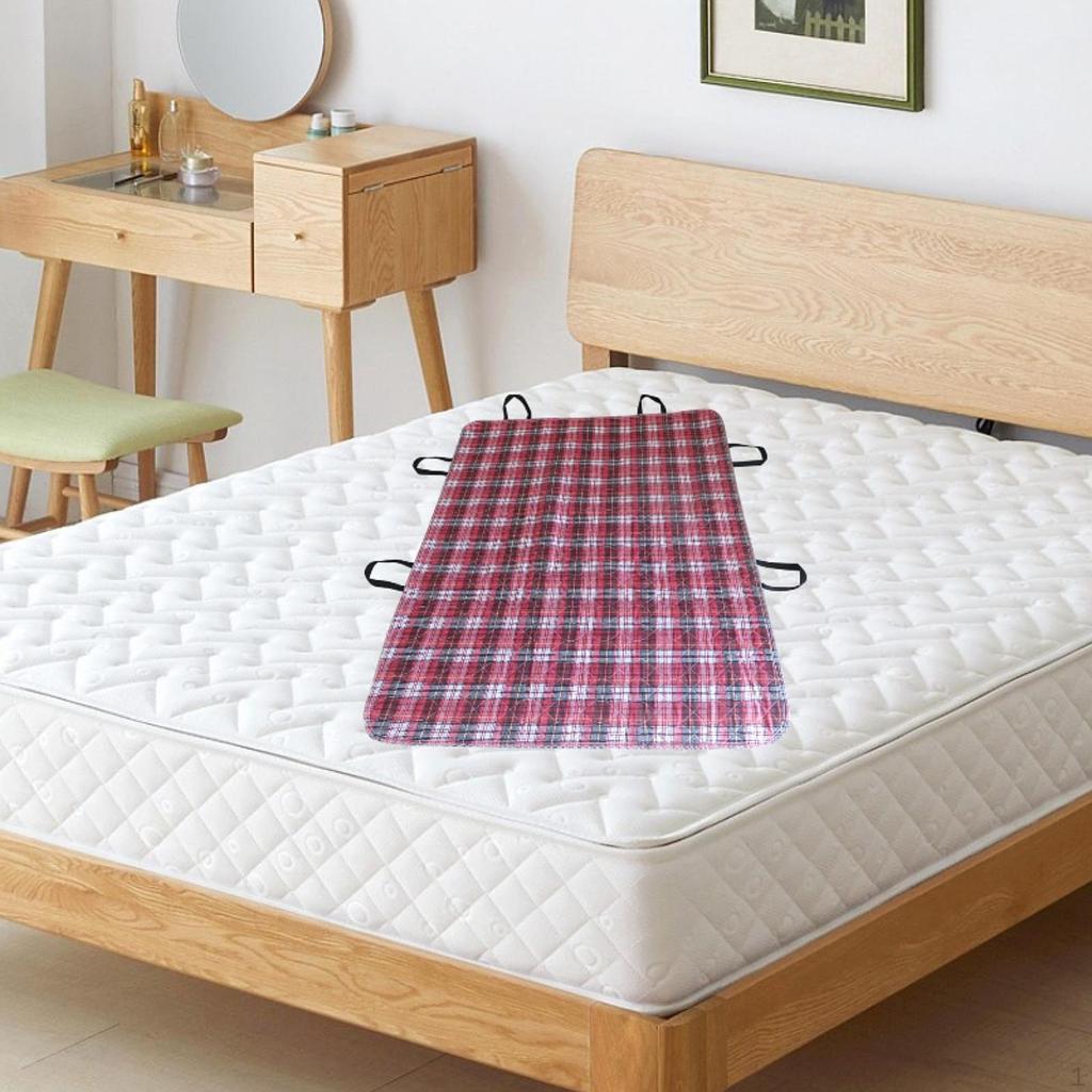 Positioning Bed Pad with Handles Lift Aid for Caregiver Elderly Disabled