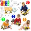AMYCOOL Assembly Toy Boys Girls Car Toy Carpenter 8 Models Birthday Present Ranking Deformed Car Ranking Toy Construction Site Gift Christmas Present