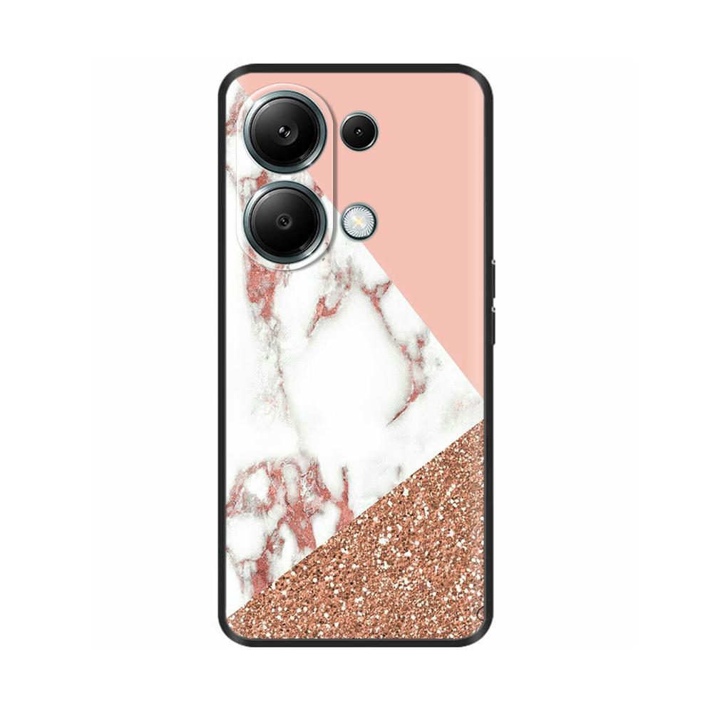 For Xiaomi Poco M6 Pro 4G Phone Case Cover Cute Cat Painted Black Silicone Soft Back Cover Cases For Poco M6 Pro Case M 6 M6Pro