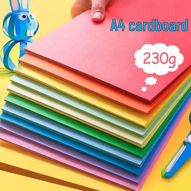 

Цветной кардсток А4 230 г/м2 плотный для DIY искусства и обложек поздравительных открыток Mixed Colors, 20 sheets