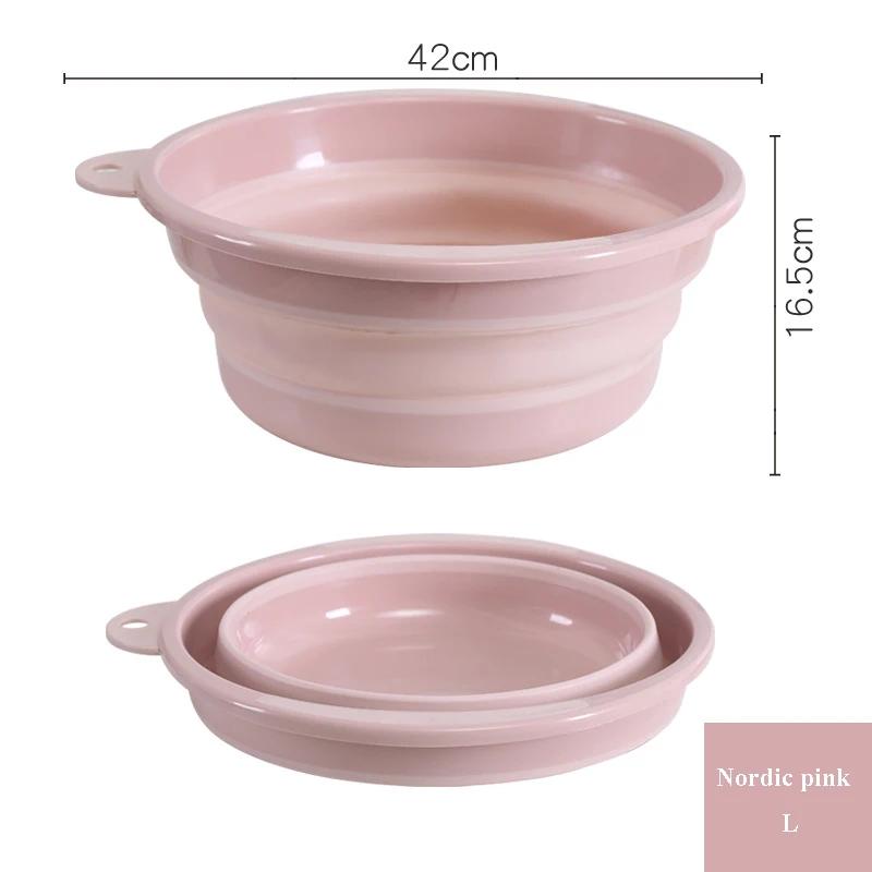 

Складное ведро, переносной складной тазик, туристический складной тазик, экологически чистый тазик для овощей и фруктов