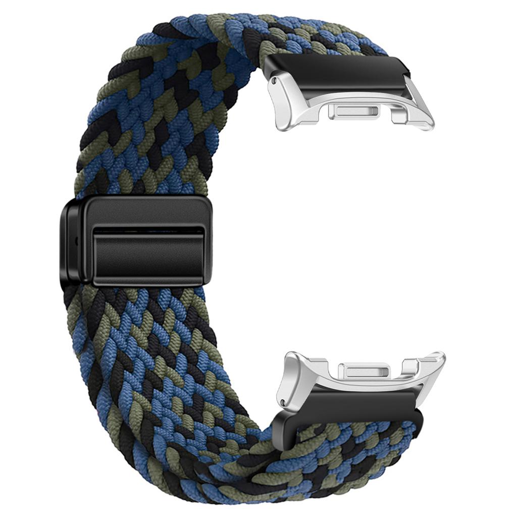 Braided Nylon Band for Samsung Galaxy Watch 8/8 Classic 46mm Magnetic Buckle for Galaxy Ultra 2025/7 47mm Colorful Sport Strap