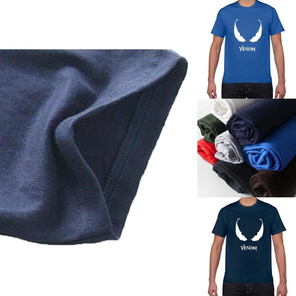 Stylish Comic Venom Spider-man Men Short Sleeve Crew Neck T-shirt For Casual Wear