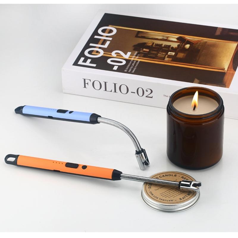 Kitchen Usb Electric Arc Lighter Rechargeable Windproof Bbq Flameless Plasma Candle Long Lighters Hose Gas Stove Ignition Gun