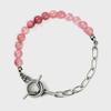 BT Gemstone Bracelet 12 (2 Types / 6mm Red Multi-colored Yellow Jade)