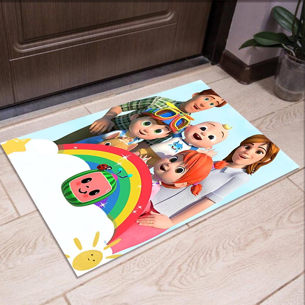 Cocomelon Printed Carpet Rug for Office Chair Living Room Bedroom Kitchen Room Decor Gifts