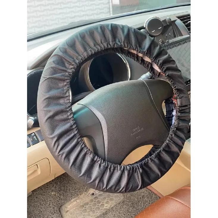 Universal Sunscreen Steering Wheel Cover - Waterproof Cloth All-Season Car Handle Protector for Driving Maintenance