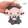 Hello Kitty Sanrio Plush Stuffed Toy Keychain Anime Peripheral Kuromi Doll Backpack Hanging Chain Holiday Gifts For Boys Girls
