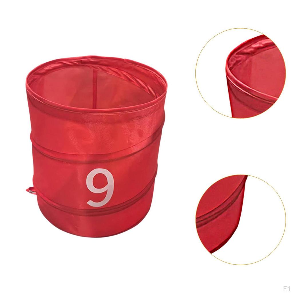 Backyard Golf Bucket Easy To Store Oxford Cloth Foldable Storage for Indoor Outdoor Family