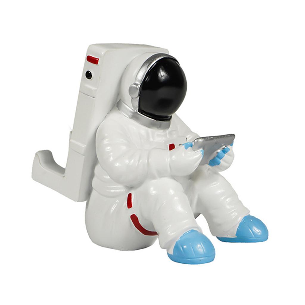 Astronaut Phone Holder Resin Unique Design Secure Support Spaceman Cell Phone Holder for Phone