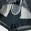 Moa Culotte Denim Mini Skirt (Jean Blue)