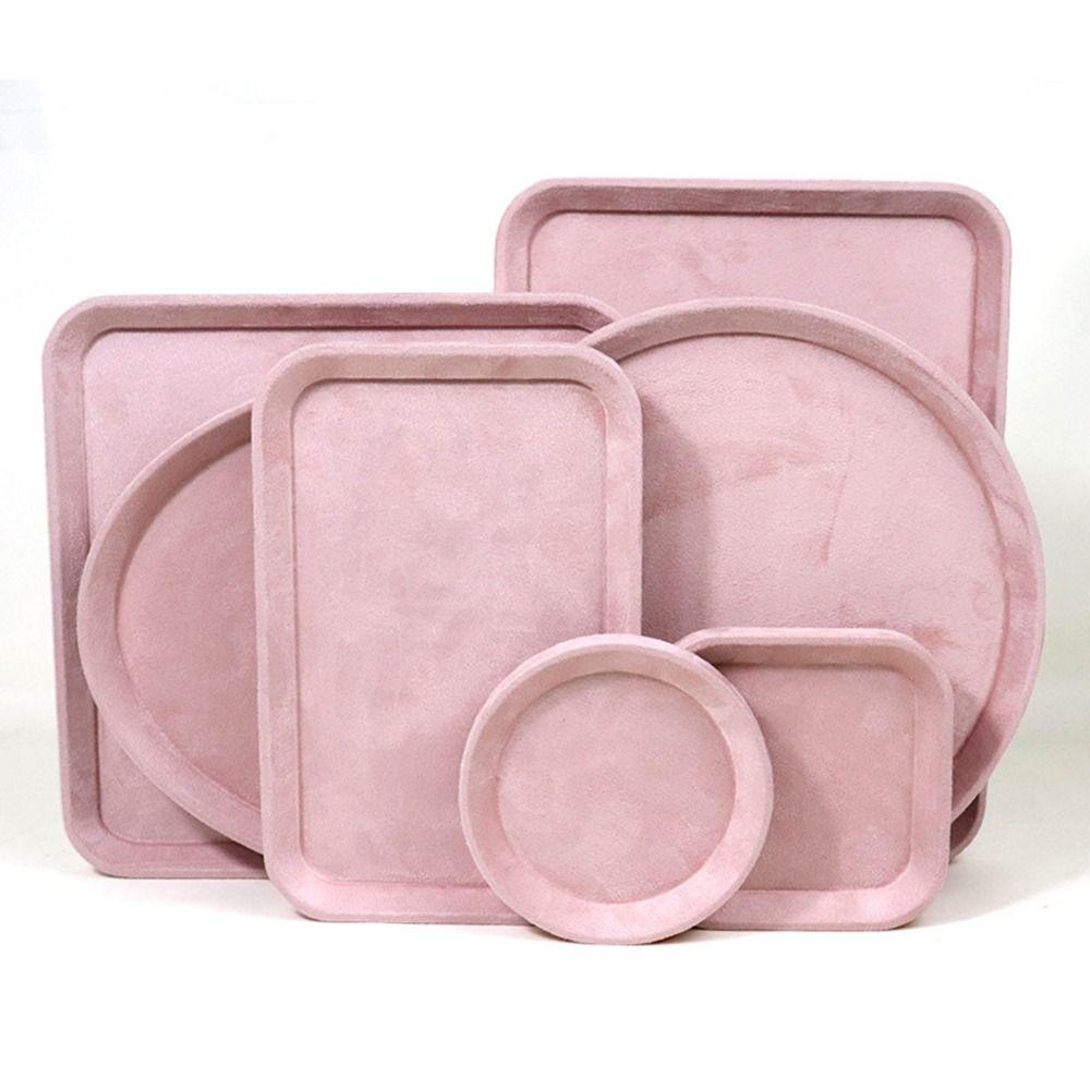 Velvet Jewelry Storage Tray Exquisite Jewelry Tray Show Stand  Accessories Display