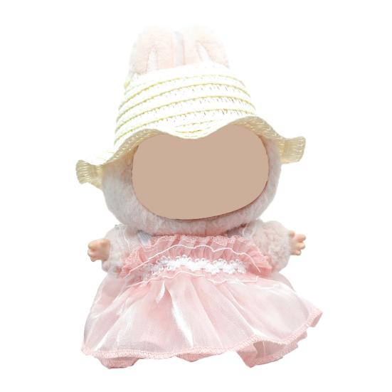 Baby Clothes Set with Hats Hair Accessories Soft Fabric Doll Wedding