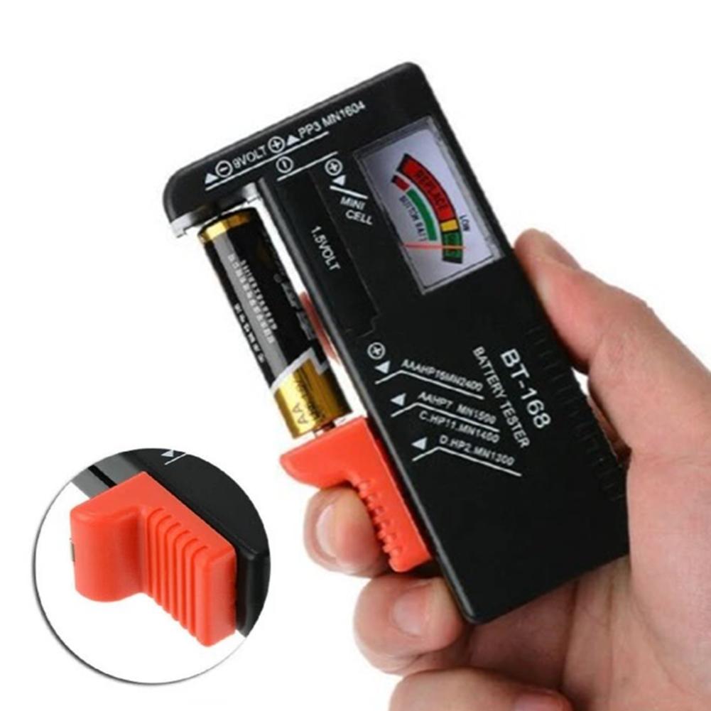 BT-168 / BT-168D Batterietester Universeller Batterie-Testmeter Batterieprüfer Voltmessung für C D AA AAA 9V 1,5V Knopfzelle