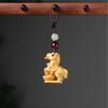 Zodiac Sheep Red and Green Sandalwood Rosewood Pendants & Keychains