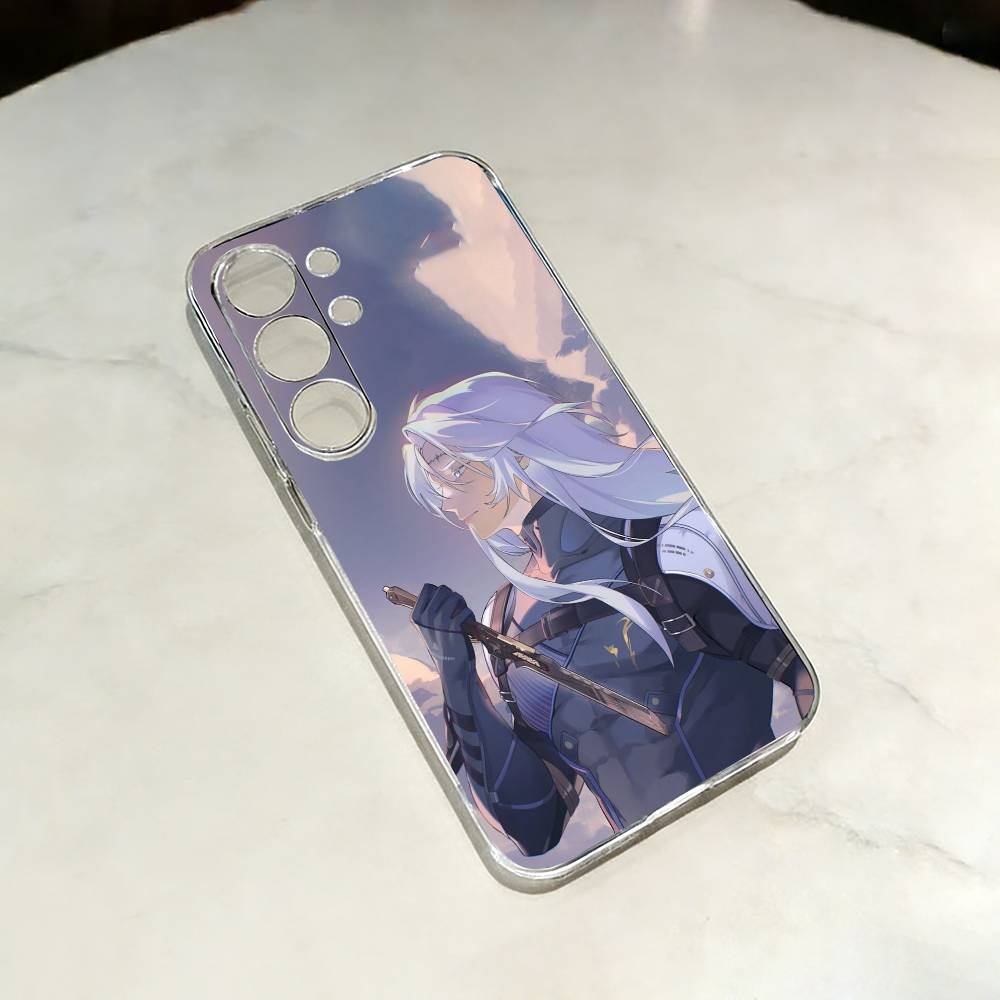 

W-wuthering waves C-calcharo Phone Case For Samsung S25,24,23,22,21,20,30,Ultra,Plus,Fe,Lite Transparent Cover Samsung S30Ultra5G