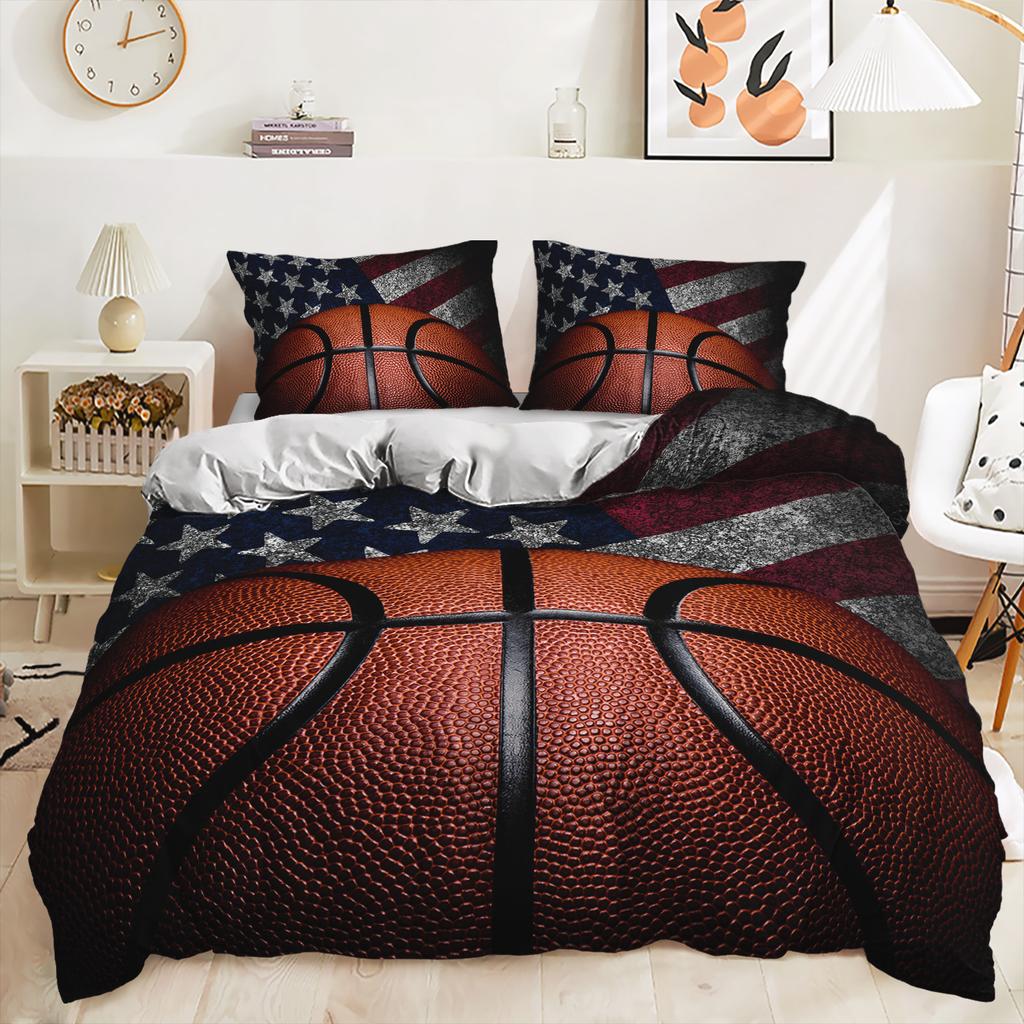 Three-Piece World Cup Football Decorative Quilt Cover Bedding Digital Printing Kit