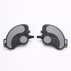 Indoor Exercise Bike Pedals with Strap Elliptical Trainer Foot Pedals Replacement Leg Training Fitness Device Footboard