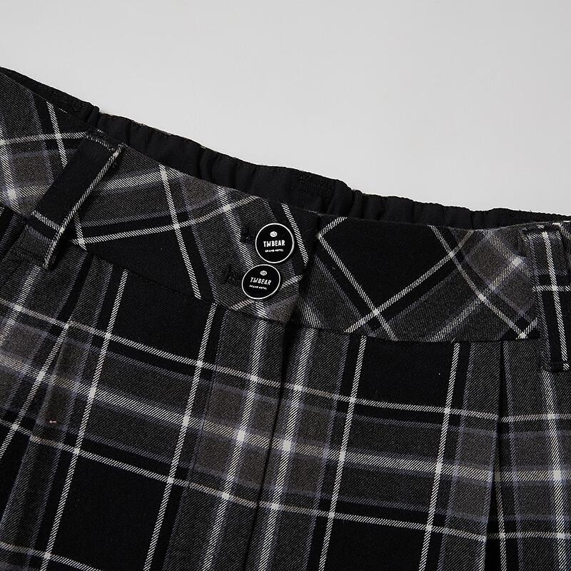 Teenie Weenie Women's Plaid Casual Long Pants